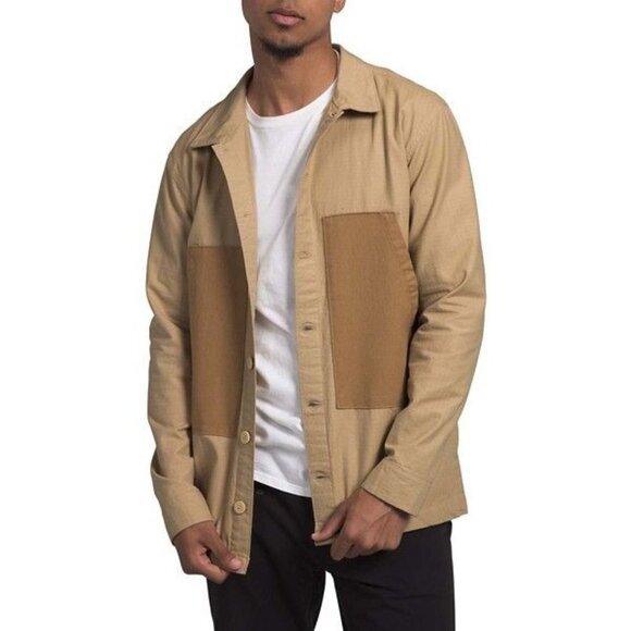 The North Face Tan and Brown Shirt Jacket - Picture 1 of 9